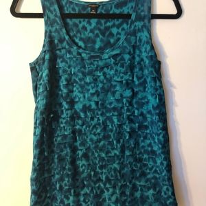 Sleeveless Top Blue/Turquoise